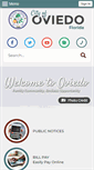 Mobile Screenshot of cityofoviedo.net
